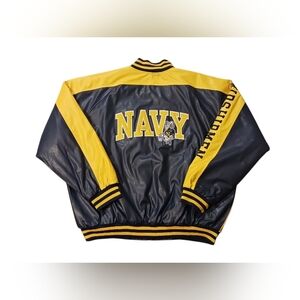 Vintage 90's USNA "Midshipman" Varsity Letterman Jacket